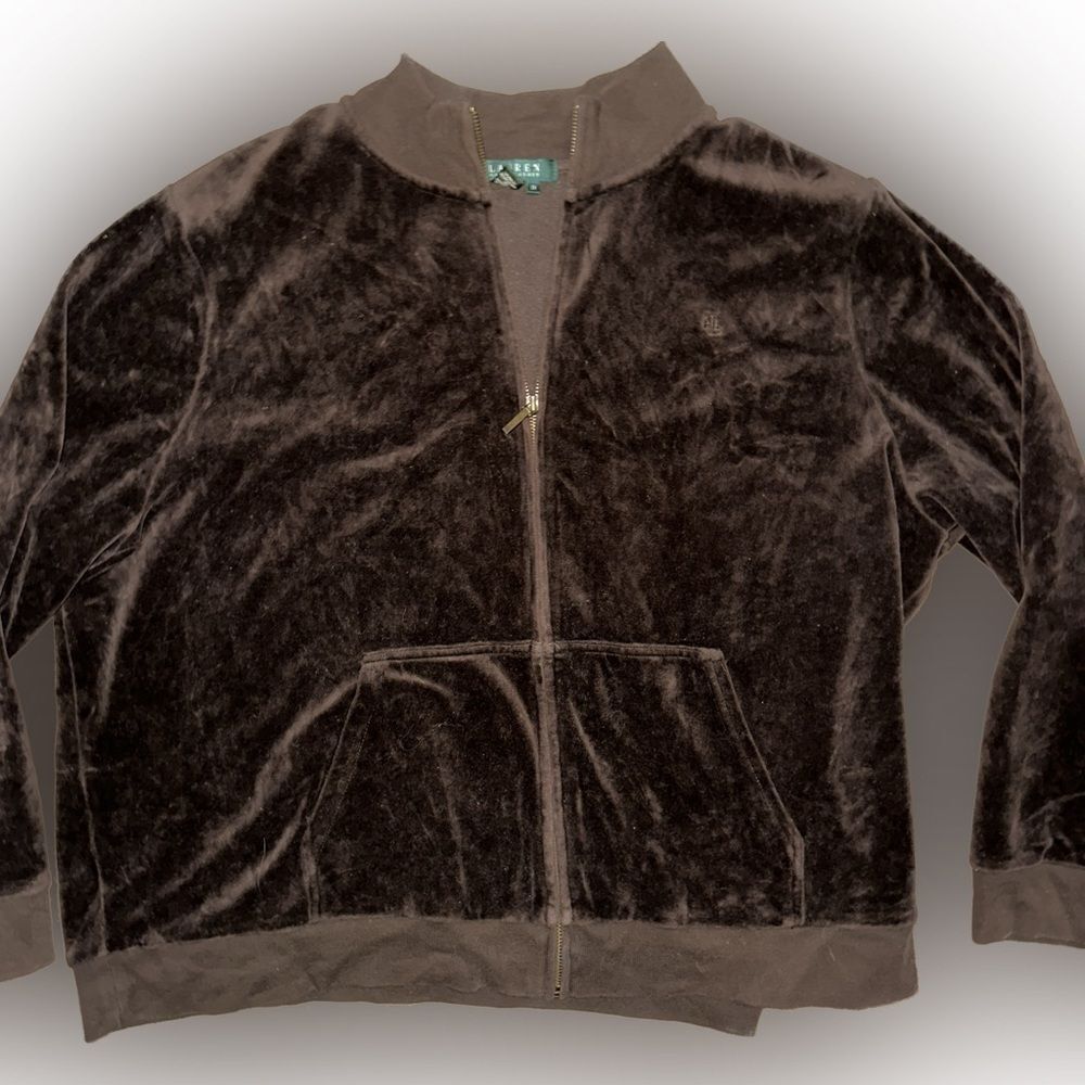 Ralph Lauren Velour Track Jacket